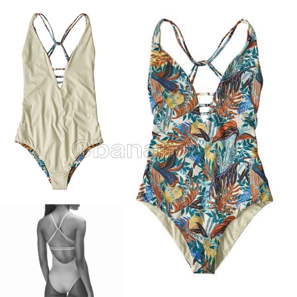 Patagonia Reversible One-Piece Tropical Swimsuit - Picture 4 of 8